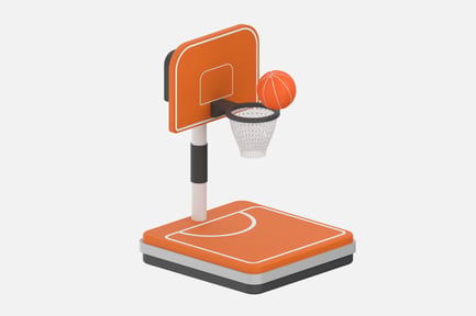 Preview: Basketball 3D Icons