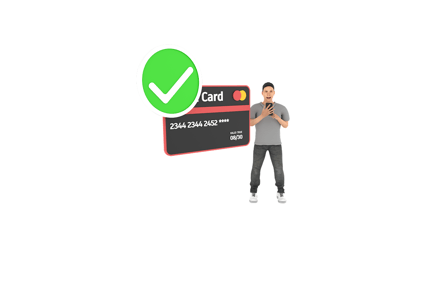 Preview: Man Success Payment 3D Icon