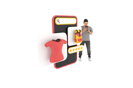 Preview: Boy Looking Product 3D Icon