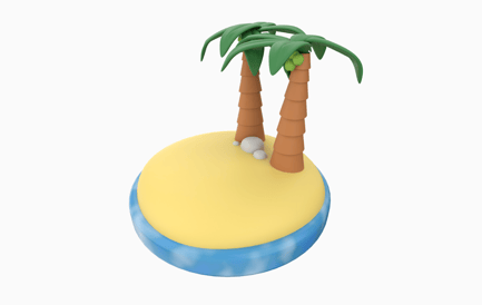 Preview: Island 3D Icons