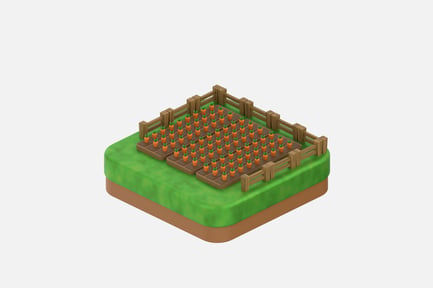 Preview: Carrot Farm 3D Illustrations