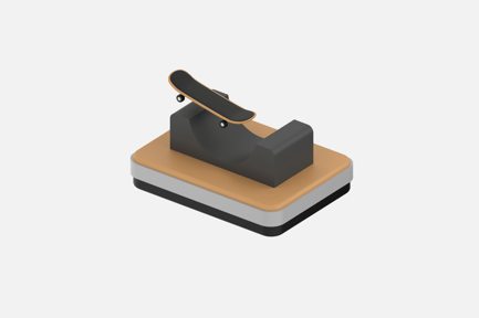 Preview: Skateboard 3D Illustrations
