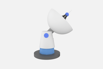 Preview: Radio Telescope 3D Icon
