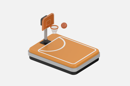 Preview: Basketball 3D Illustrations