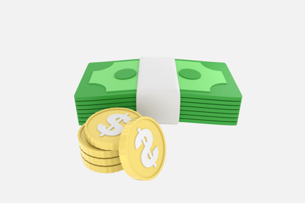 Preview: Cash 3D Illustrations