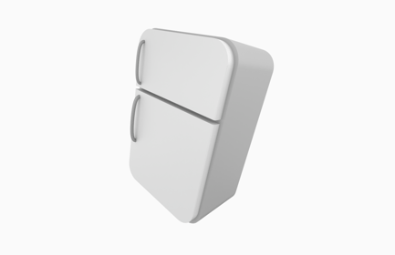 Preview: Refrigerator 3D Illustration