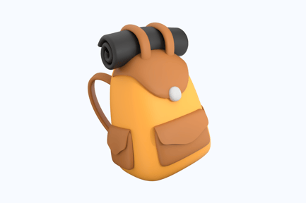 Preview: Backpack 3D Illustrations