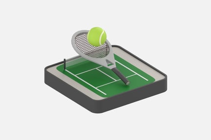 Vorschau: Tennis 3D-Symbole