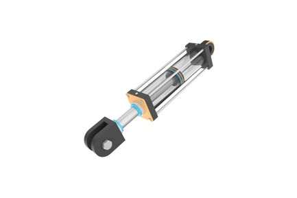 Preview: Hydraulic Piston 3D Illustrations