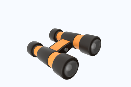 Preview: Binoculars 3D Icons