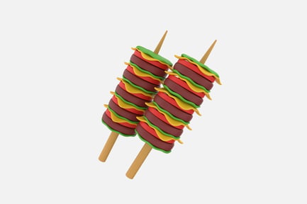 Preview: Kabab 3D Icon