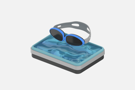 Preview: Swimming 3D Illustrations