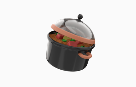 Preview: Cooking Pot 3D Icon