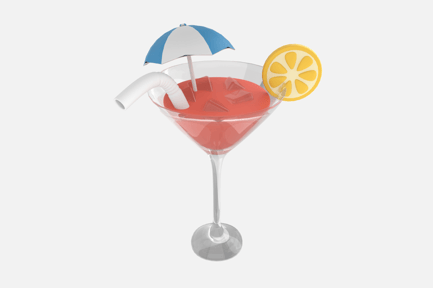 Preview: Cocktail 3D Illustrations