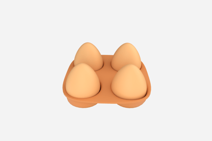 Preview: Egg Crate 3D Illustration