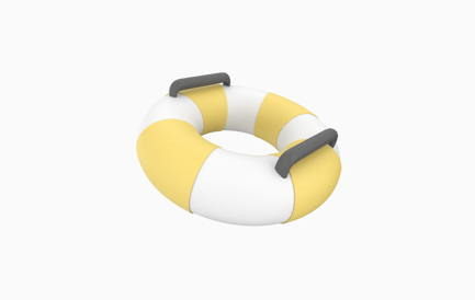 Preview: Lifebuoy 3D Icons