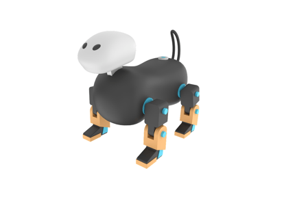 Preview: Robotic Dog 3D Illustrations