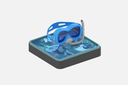 Preview: Swimming 3D Icons