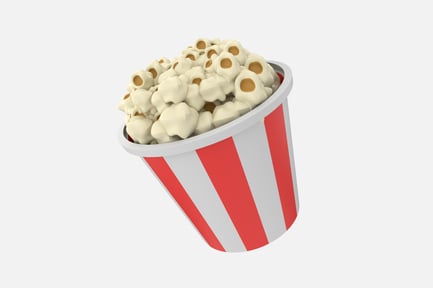 Preview: Pop Corn 3D Icon