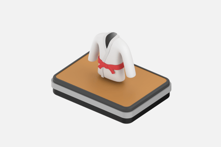 Preview: Karate 3D Illustrations