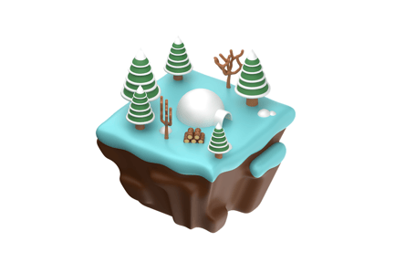 Preview: Iceberg 3D Illustration