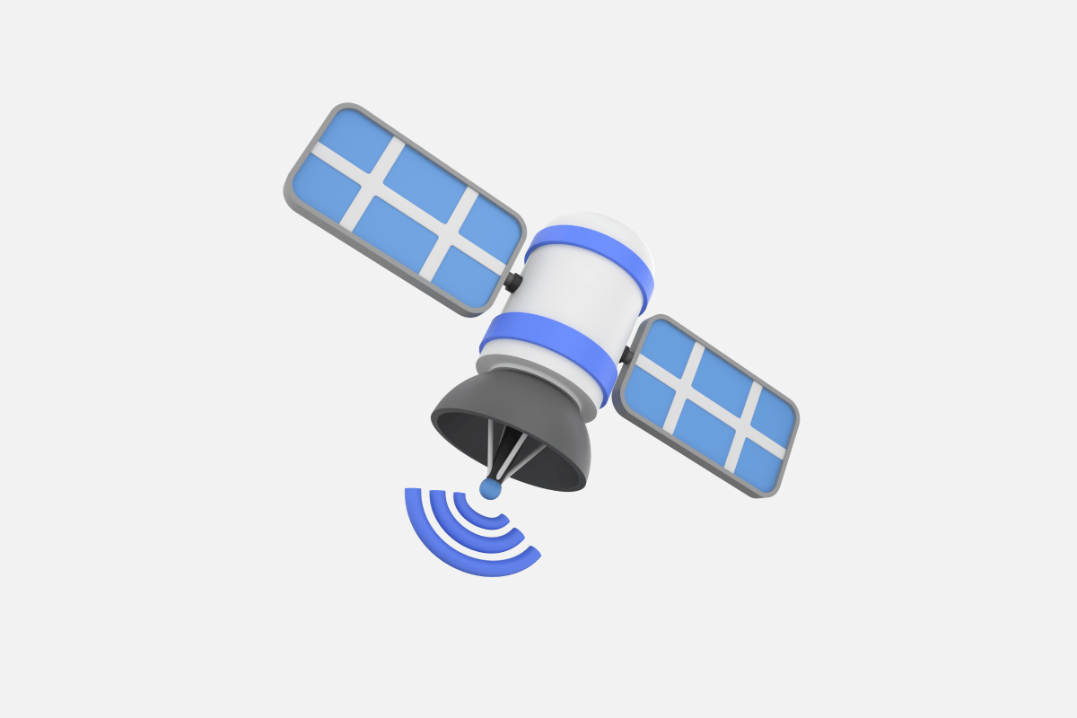 Communication Satellite 3D Icon 3D, Incl. communication satellite ...
