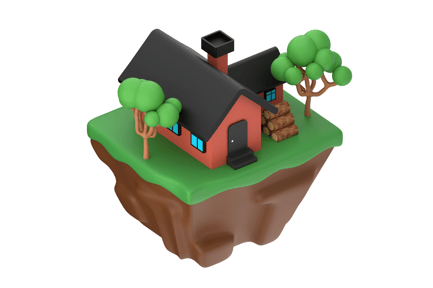 Preview: Country House 3D Illustration