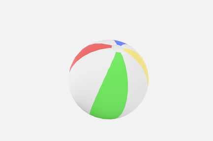 Preview: Beach Ball 3D Illustrations