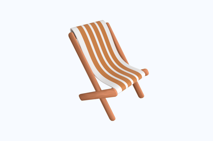 Preview: Folding Chair 3D Illustrations