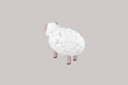 Preview: Sheep 3D Illustration