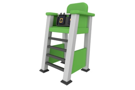 Preview: Umpire Chair 3D Icon
