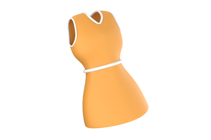 Preview: Tennis Dress 3D Illustration