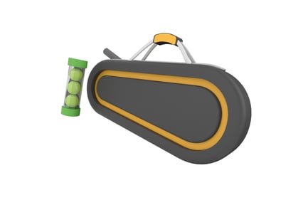 Preview: Tennis Bag 3D Icon