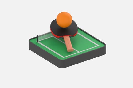 Preview: Table Tennis 3D Icons
