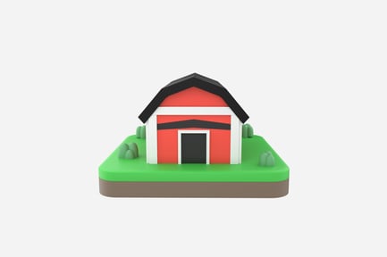 Preview: Barn 3D icon