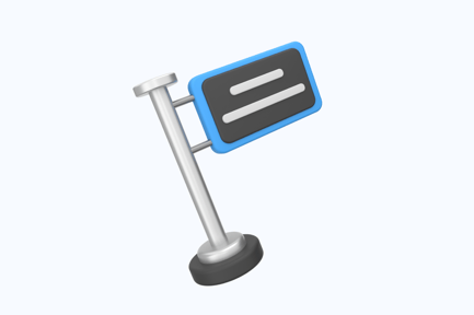 Preview: Blank Road 3D Illustration