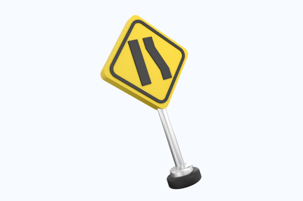Preview: Road Merge 3D Icon