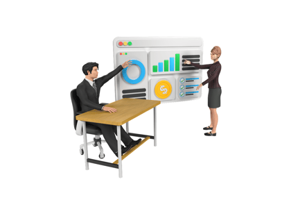 Preview: Business Presentation 3D Icons