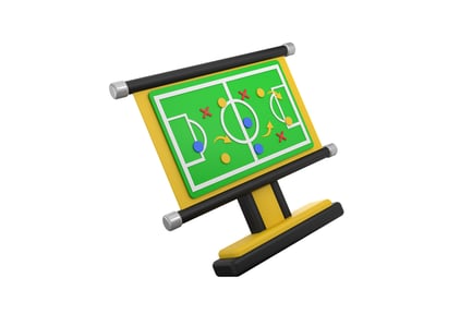 Preview: Tactics Board 3D Illustration