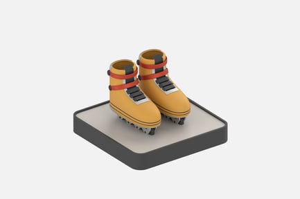 Preview: Roller Skates 3D Icons