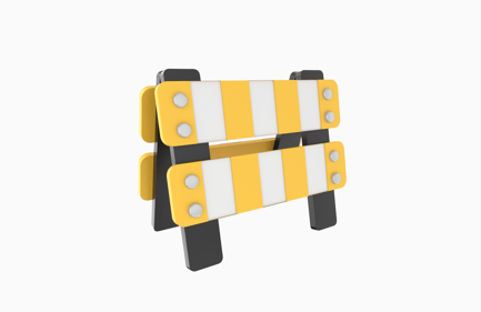 Preview: Barricade 3D Illustration