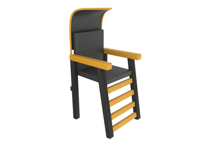 Preview: Umpire Chair 3D Illustration