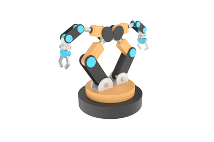 Preview: Dual Arm Robot 3D Illustrations