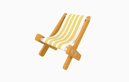 Preview: Beach Chair 3D Icons