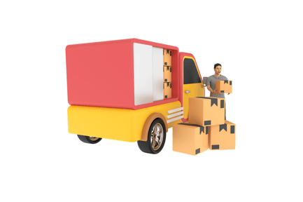 Preview: Man Ready to Delivery 3D Icon