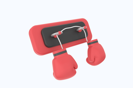 Preview: Hanging Gloves 3D Icon