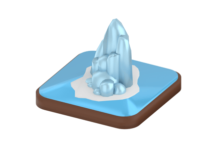 Preview: Glacier 3D Icon