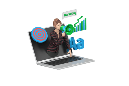 Preview: Online Business Marketing 3D Icons