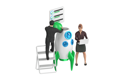 Preview: Business People Working 3D Icons