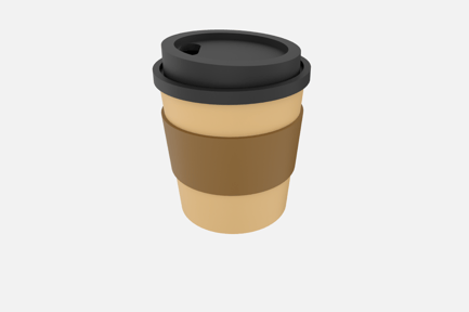 Preview: Take Away Coffee Cup 3D Icon